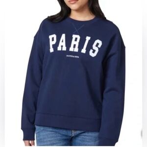Scotch & Soda Women's Navy Blue Paris Sweatshirt size L